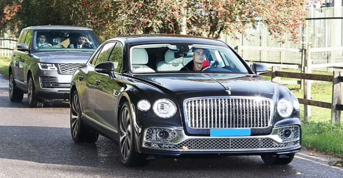 Cristiano Ronaldo İngiltere'de benzin kuyruğunda