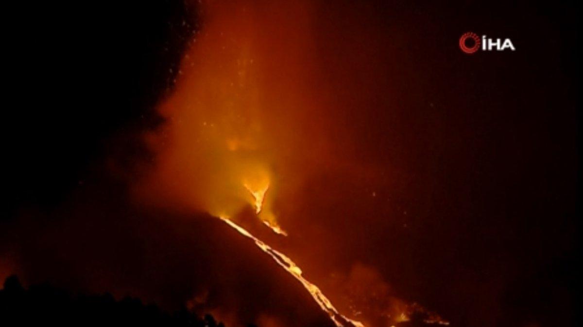 İspanya'da yanardağ patlaması: Lavlar denize akmaya devam ediyor