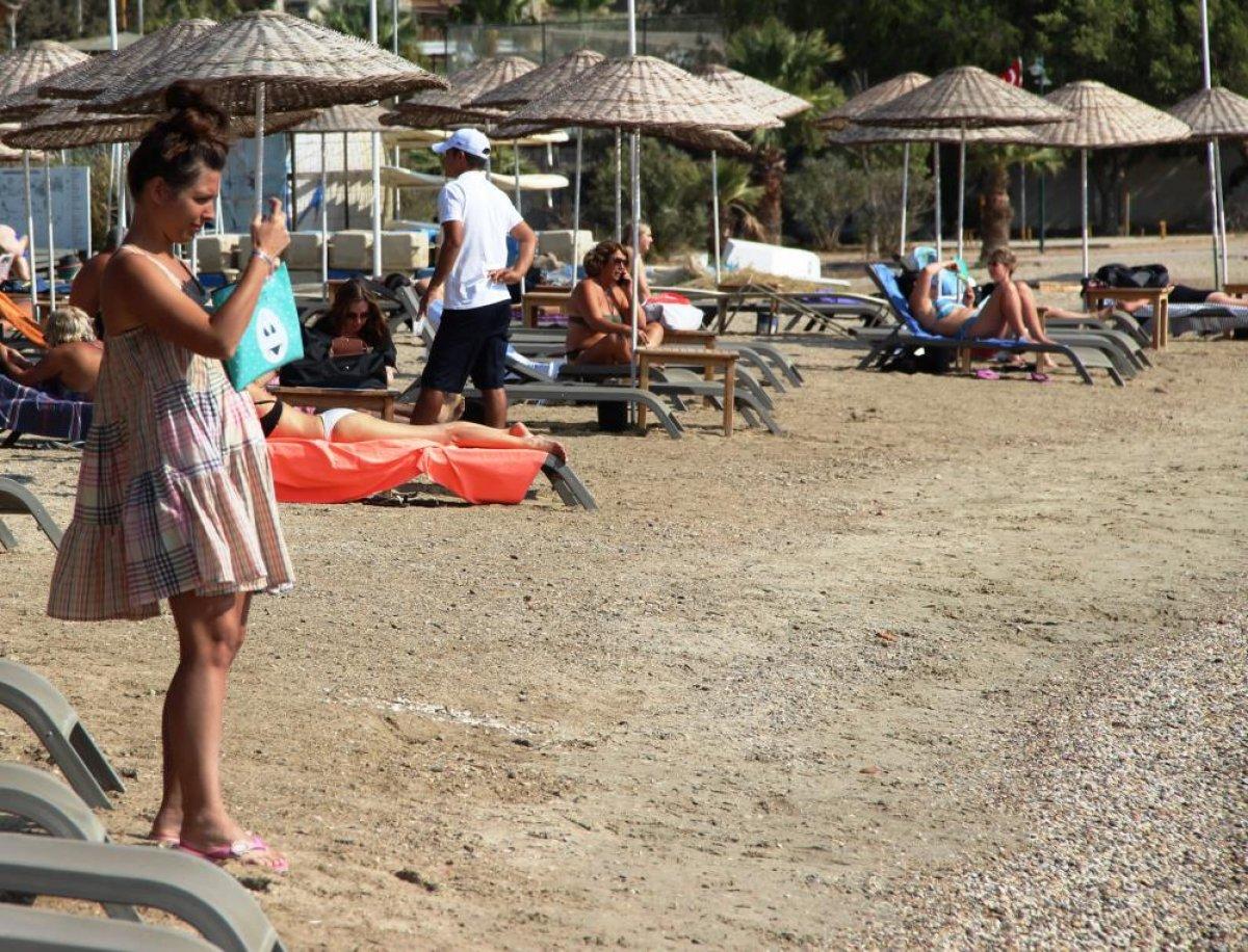 Bodrum'da hava sıcaklığı 30 dereceye çıktı