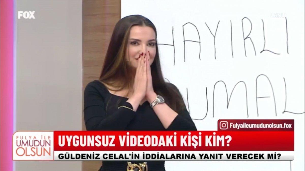 Canlı yayında karısının olduğunu iddia ettiği cinsel içerikli videoyu izletti