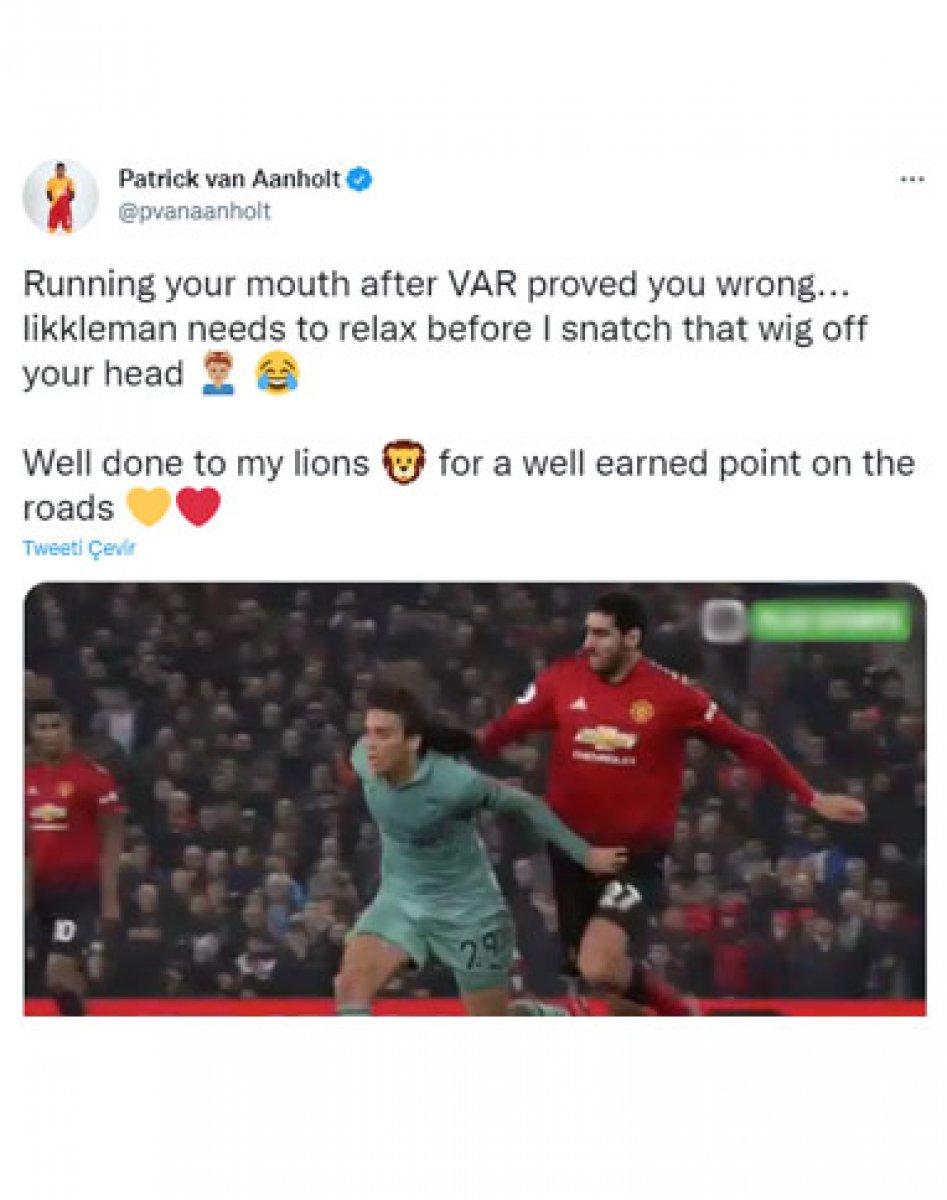 Patrick van Aanholt: VAR, yanıldığını ispat ettikten sonra çeneni kapa