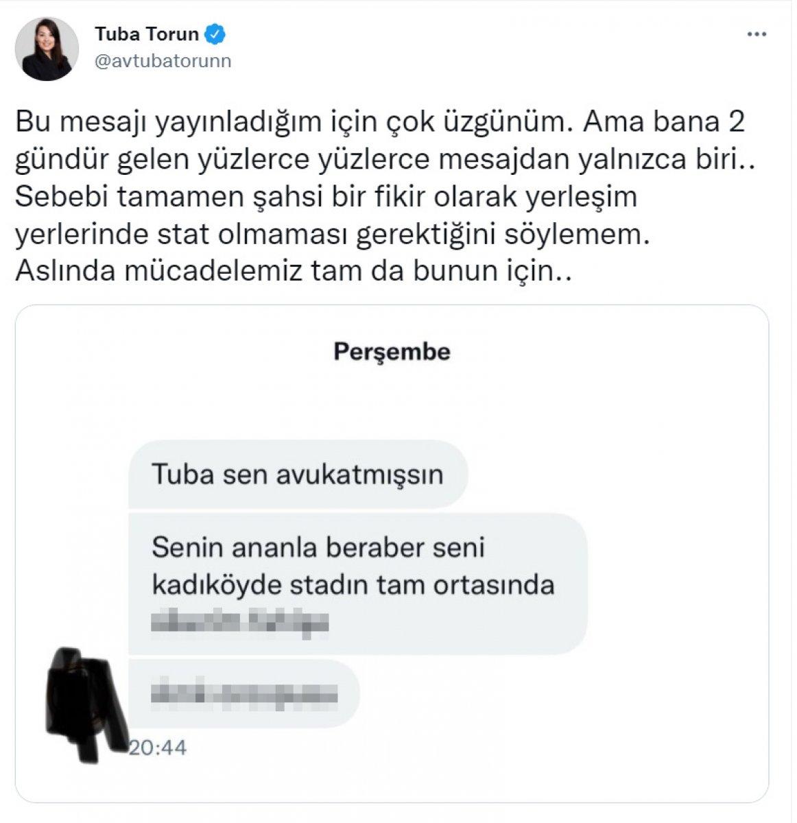 Şehrin ortasında stat olmaz diyen CHP'li Tuba Torun: Tehdit alıyorum