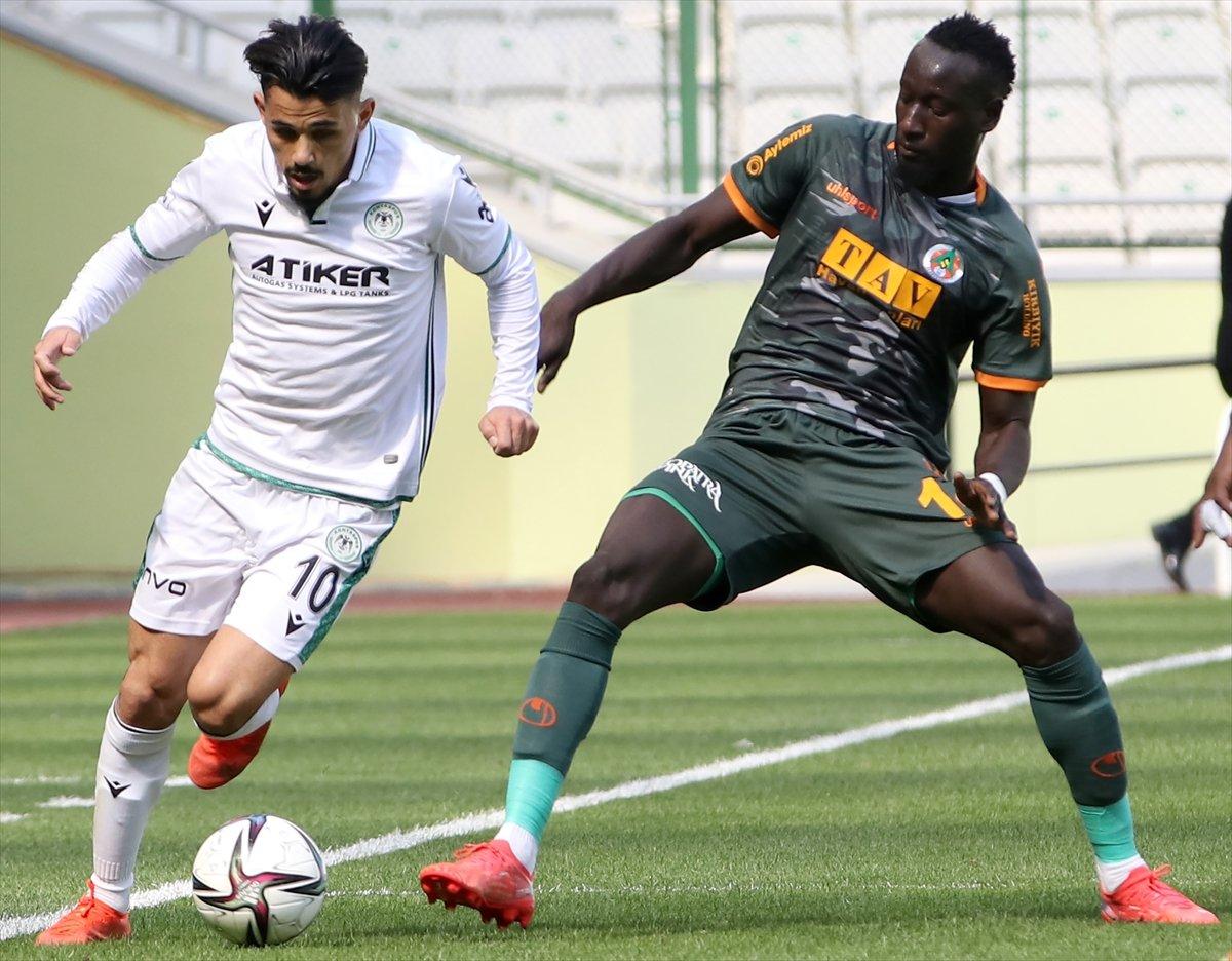 Konyaspor, Alanyaspor ile berabere kaldı