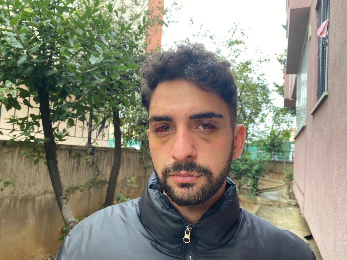 Ataşehir’de korna çalan genci dövdüler