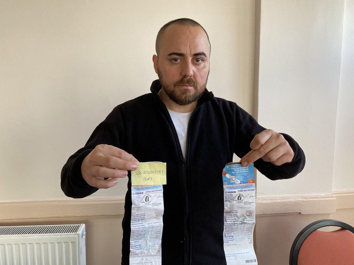 İstanbul'da doğalgaz faturası 5 bin lira gelen adam bir şok daha yaşadı