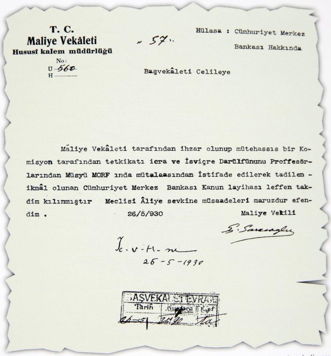 TCMB 90 yıl önce bugün kuruldu