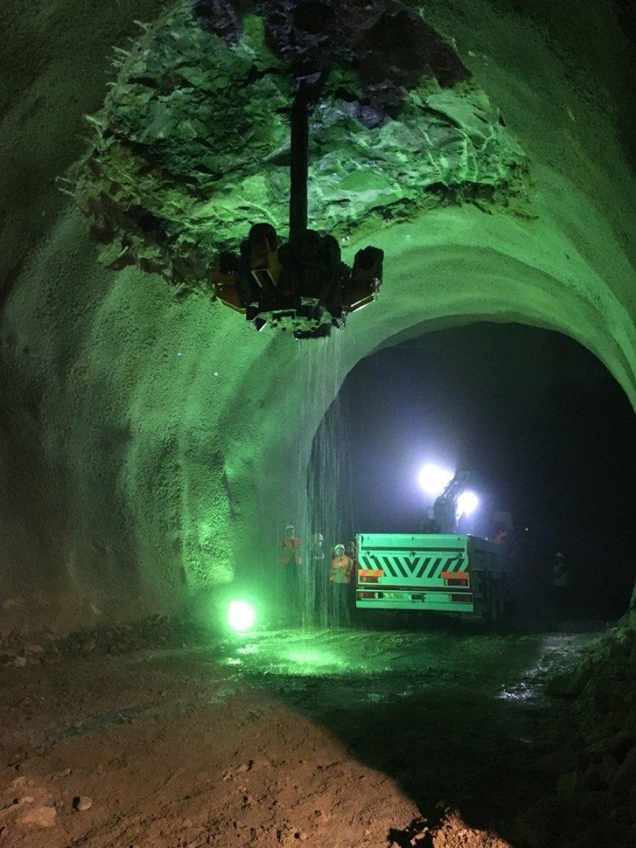 Zigana geçidi inşaatında sona gelindi