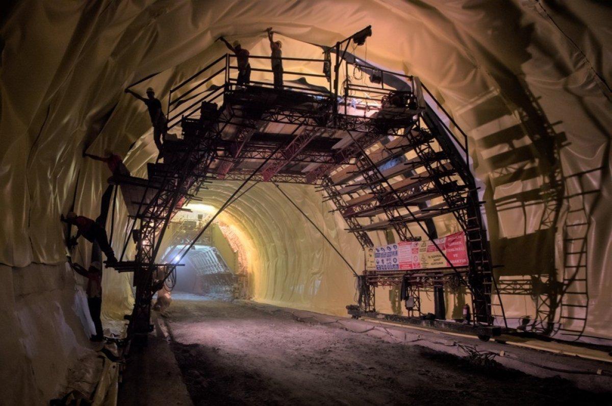 Zigana geçidi inşaatında sona gelindi