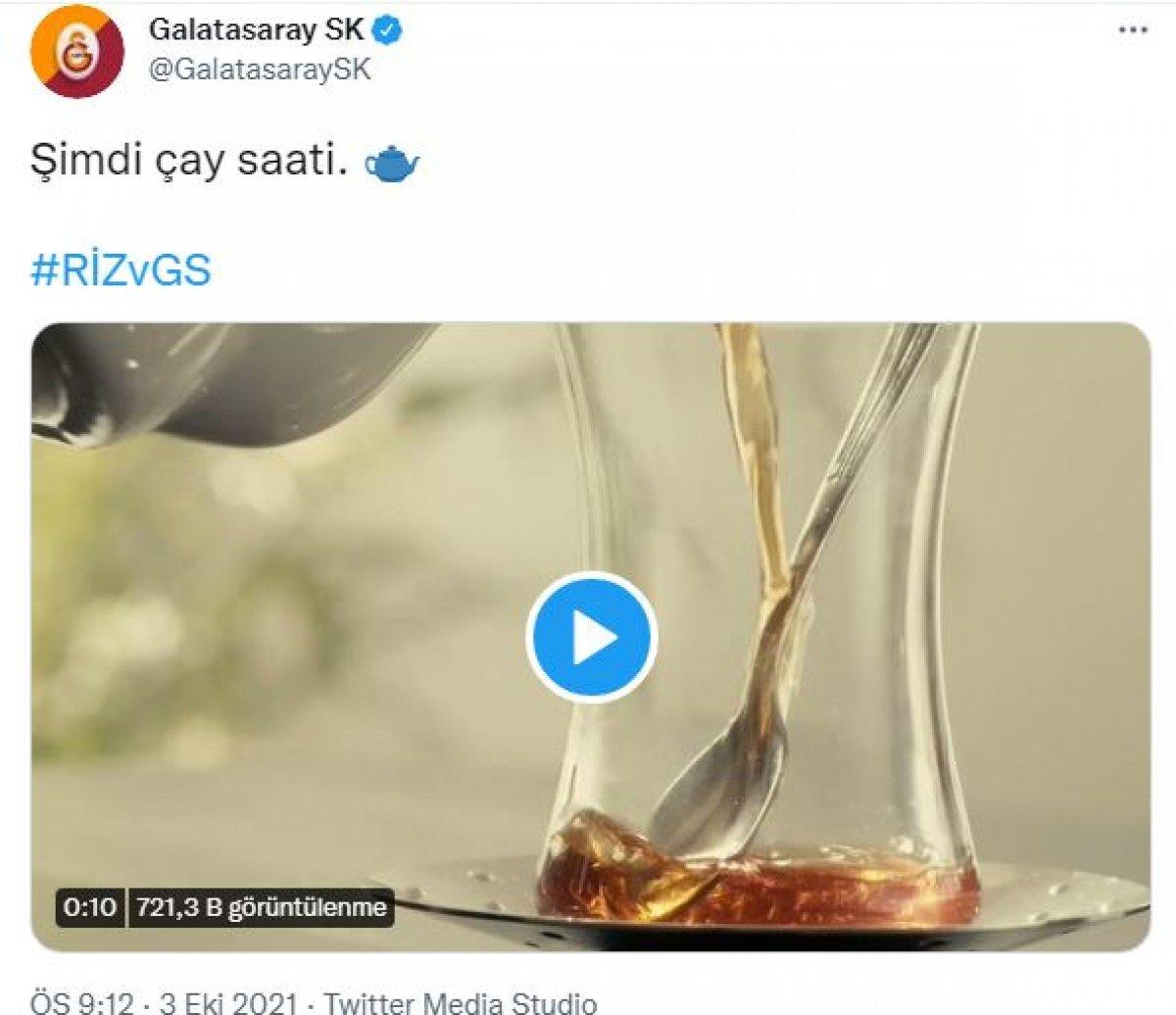 Galatasaray'dan Rizespor'a üst üste göndermeler