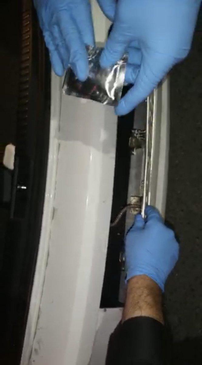 İstanbul'da aracın mıknatıslı plakalığından kokain çıktı