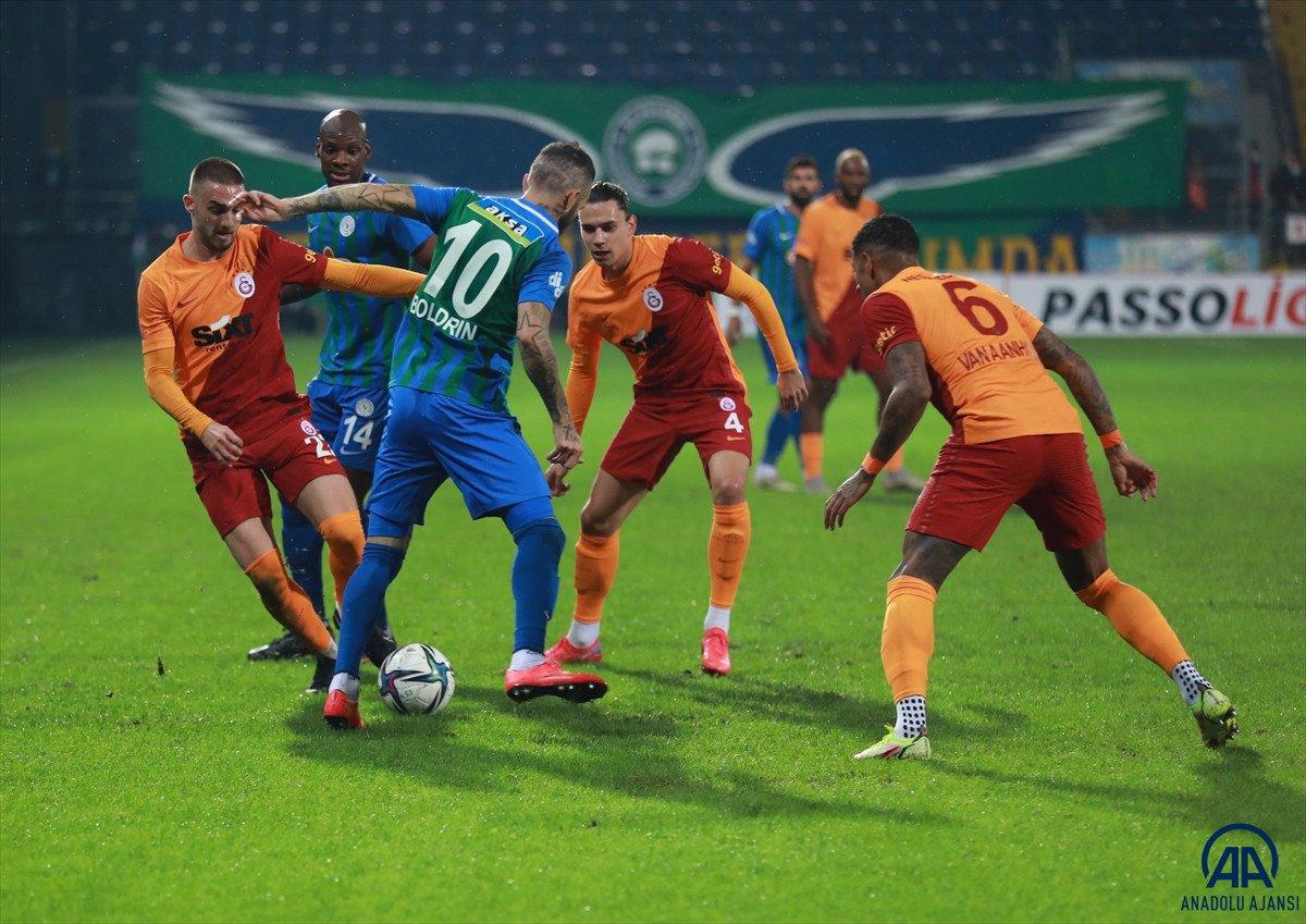 Galatasaray, Rizespor'u 3-2 mağlup etti