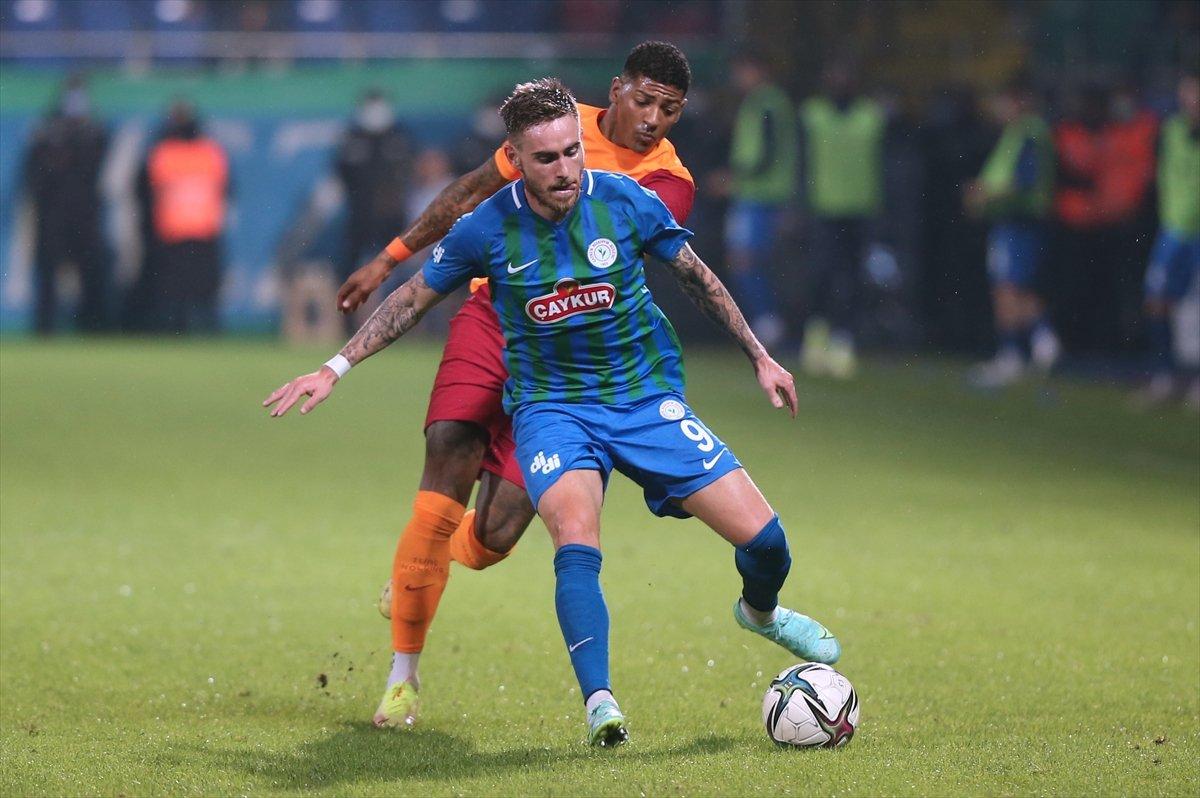 Galatasaray, Rizespor'u 3-2 mağlup etti