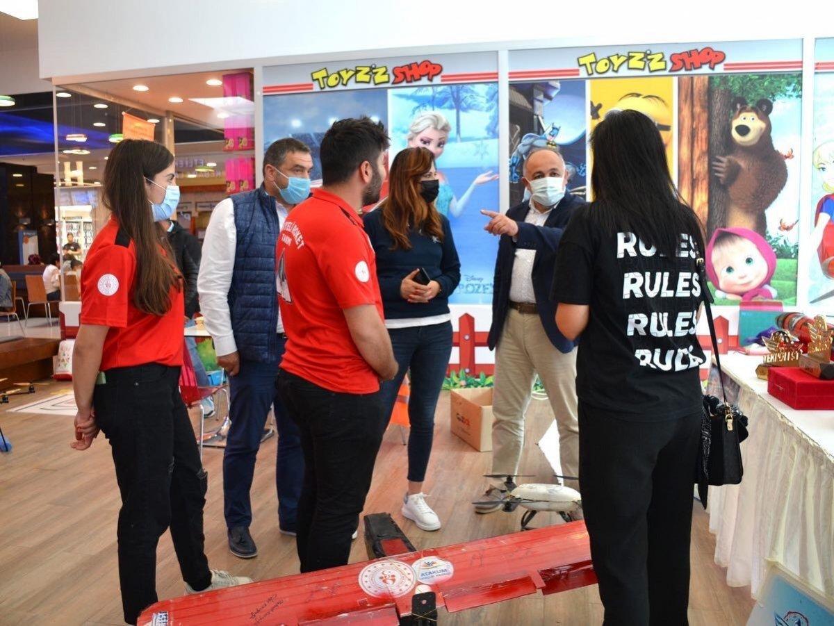 Samsun'da roket takımı görücüye çıktı