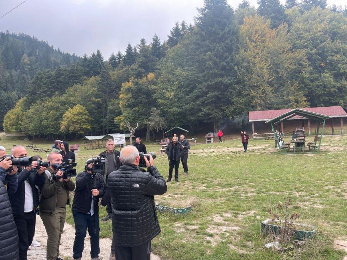 Kemal Kılıçdaroğlu, Abant Gölü'nde yürüyüş yaptı