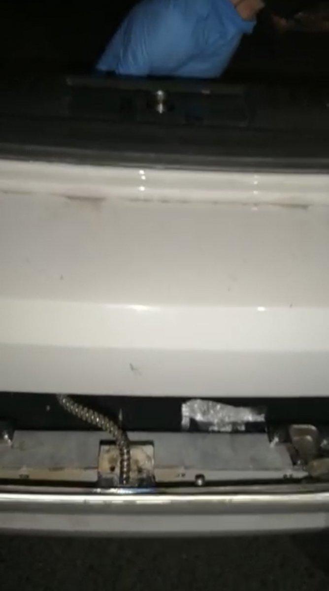 İstanbul'da aracın mıknatıslı plakalığından kokain çıktı