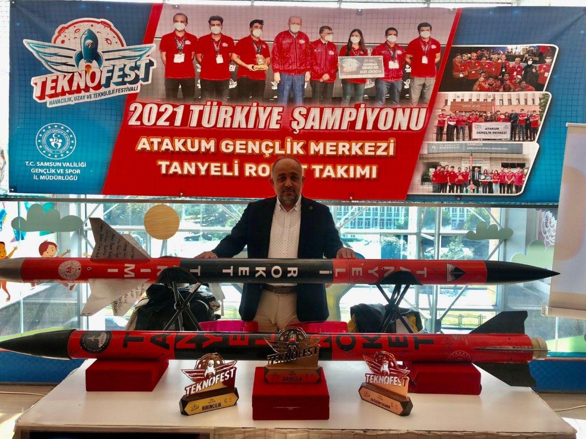 Samsun'da roket takımı görücüye çıktı