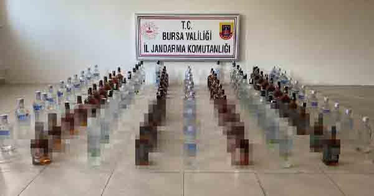 Bursa kaçak içki operasyonu
