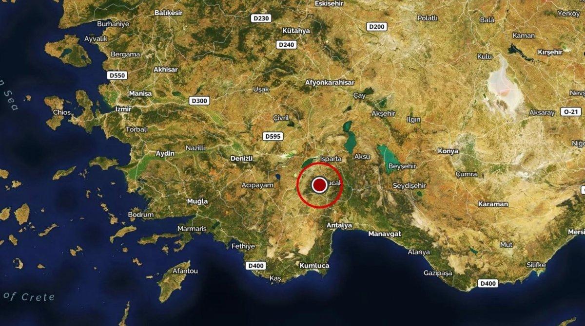 Burdur'da 4.2 büyüklüğünde deprem oldu