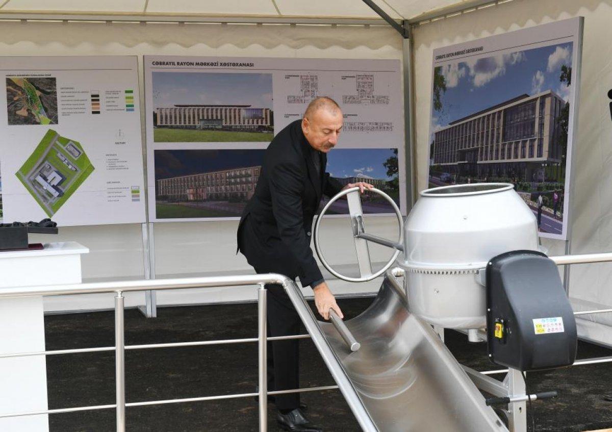 İlham Aliyev, Cebrayıl'ı ziyaret etti