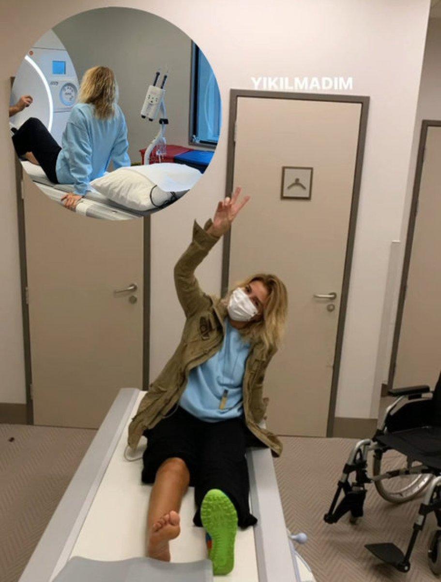 Uğruna fan hesapları açılmıştı! Gülben Ergen, ayağını sakatladı