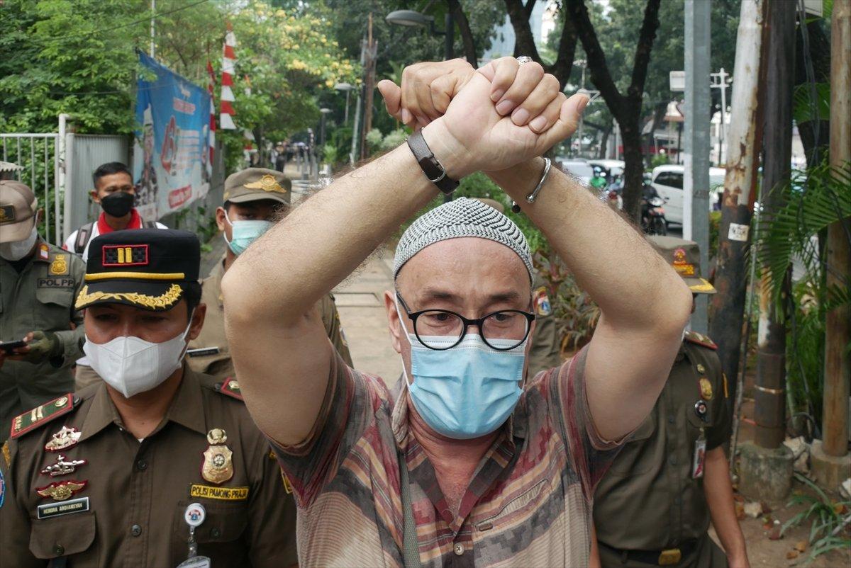 Afganlar, Endonezya'da protesto düzenledi