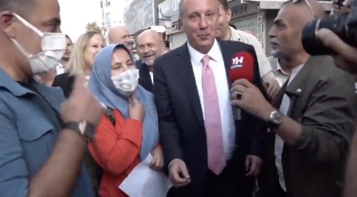 Muharrem İnce'nin yanına gelen genç kız ortaokul aşkına seslendi