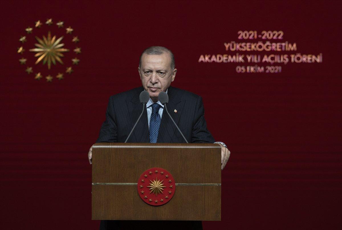 Cumhurbaşkanı Erdoğan'dan Boğaziçi Üniversitesi'ndeki olaylara tepki