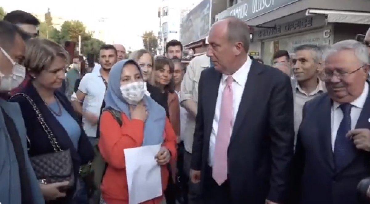 Muharrem İnce'nin yanına gelen genç kız ortaokul aşkına seslendi