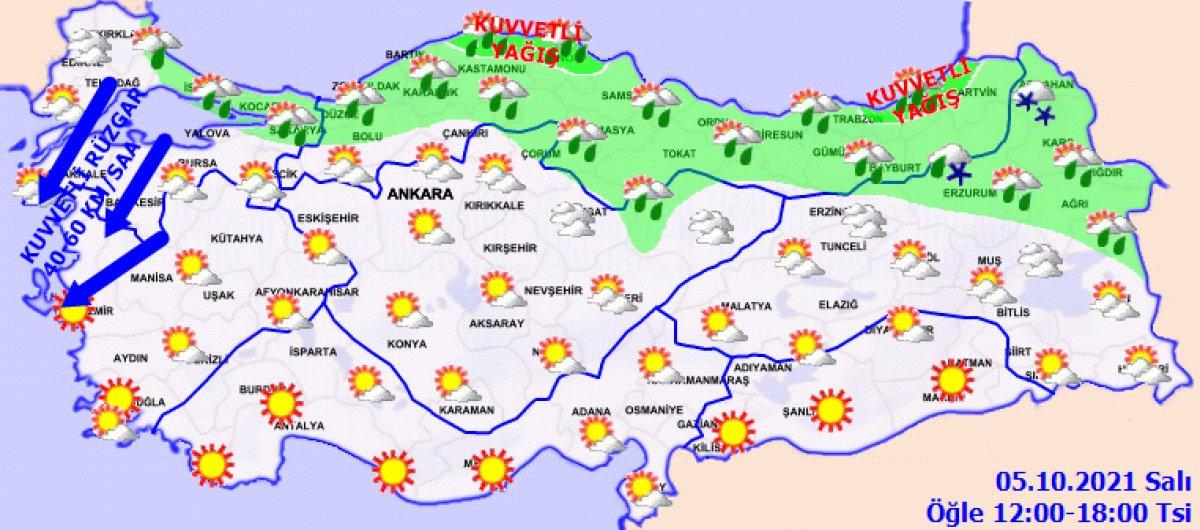 Hava durumu 5 Ekim 2021: Bugün hava nasıl olacak?