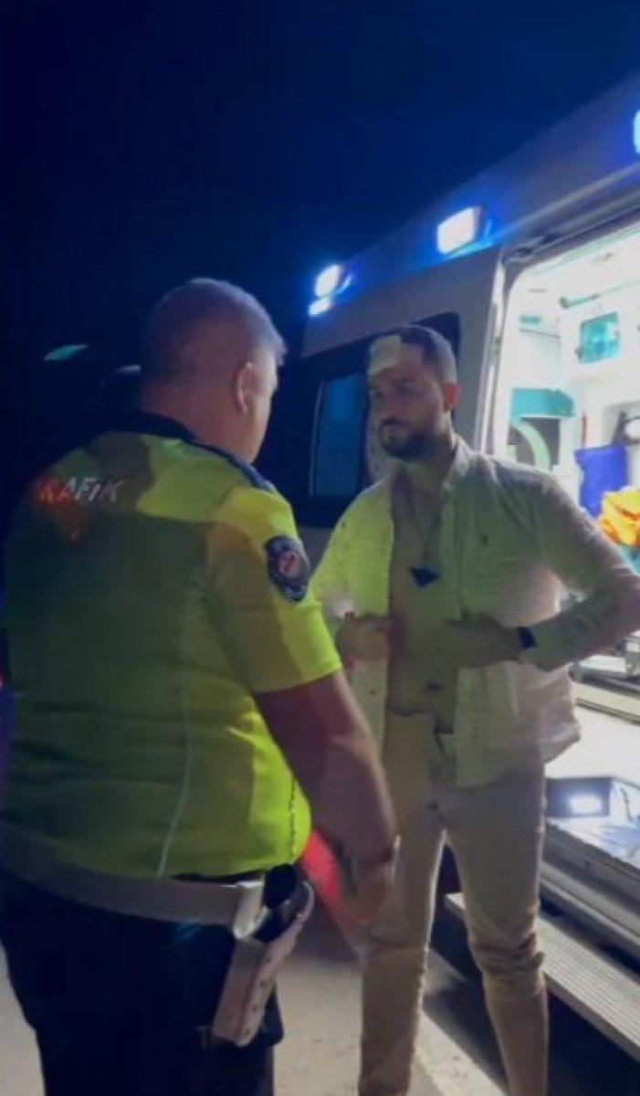 Şanlıurfa'da alkollü polis kaza yapıp, meslektaşlarına zor anlar yaşattı