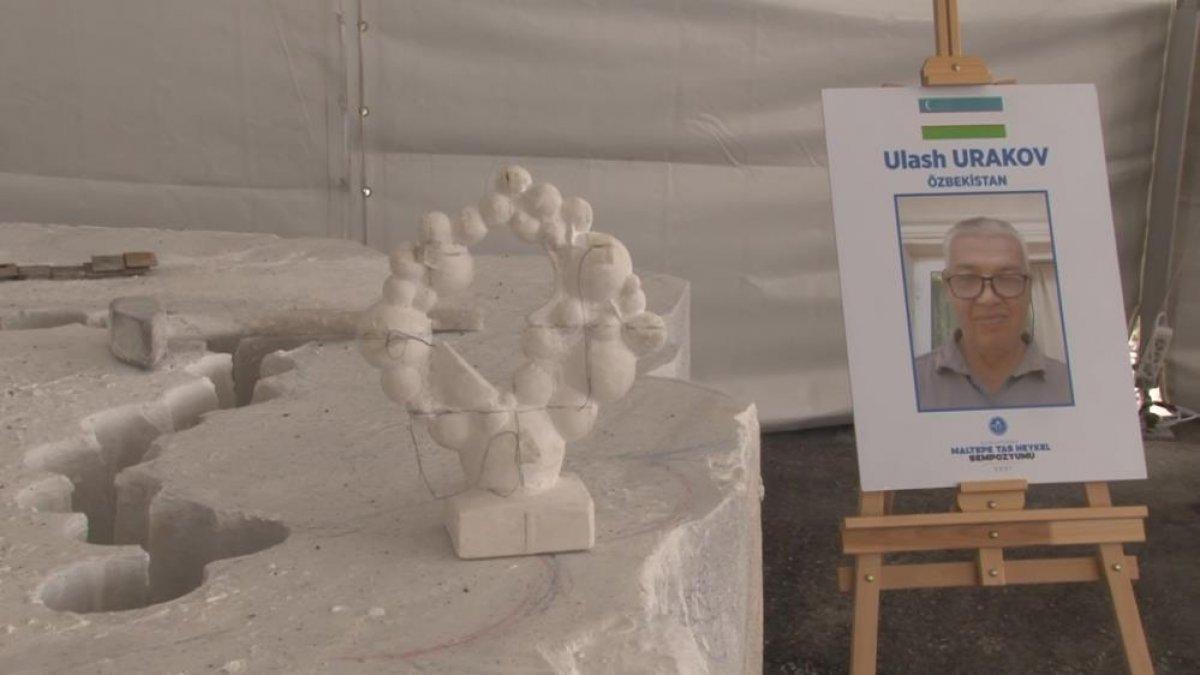 Maltepe Belediyesi, Uluslararası Taş Heykel Sempozyumu'nu başlattı