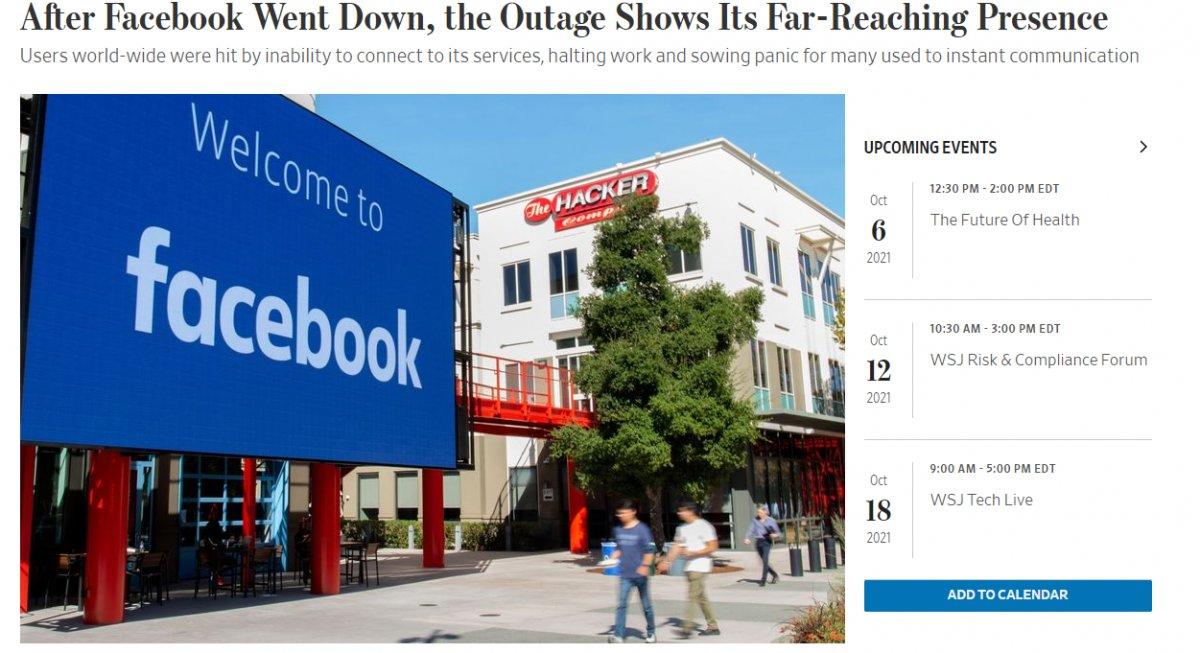 Sosyal medya kesintisi ABD medyasında