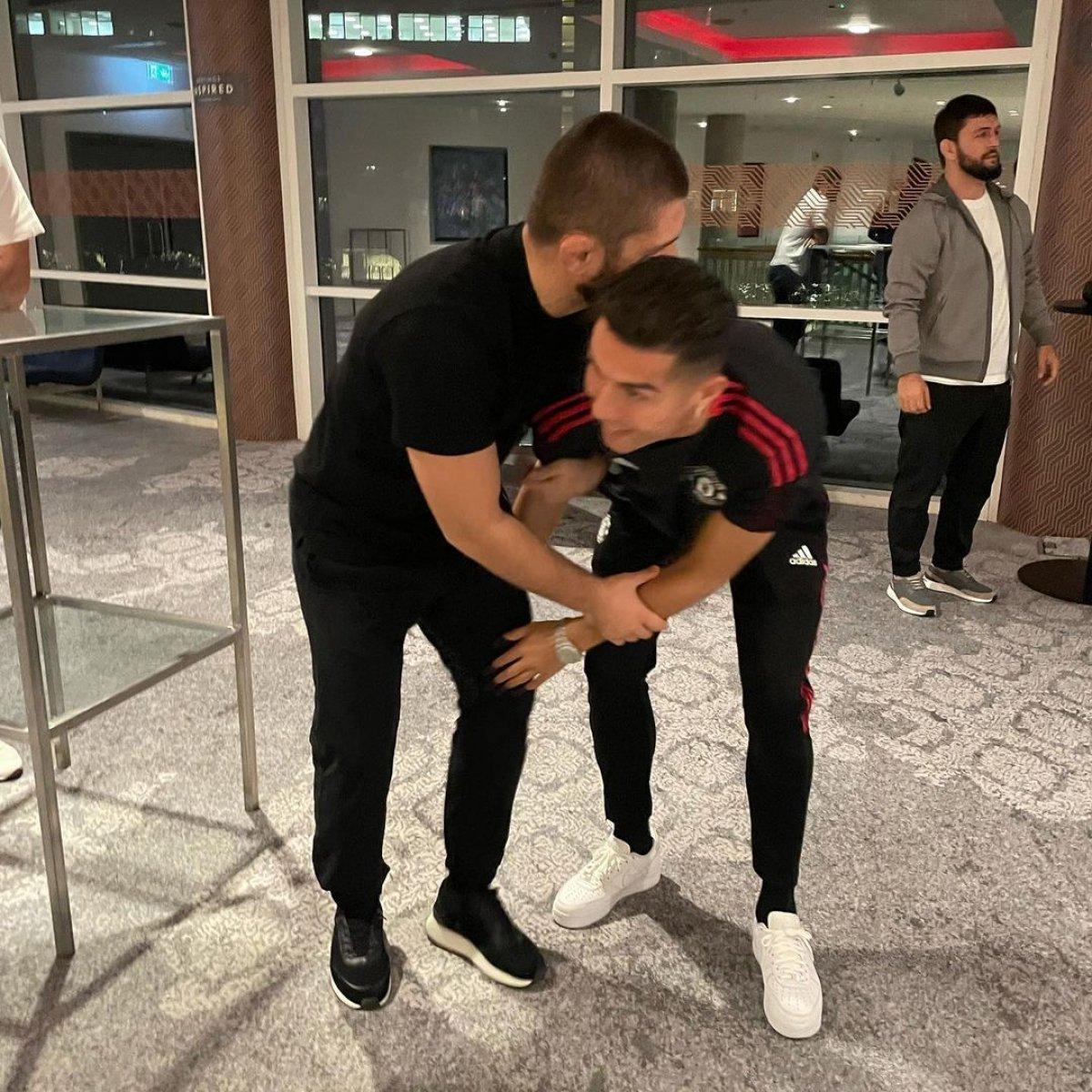 Khabib ile Ronaldo'nun eğlenceli anları