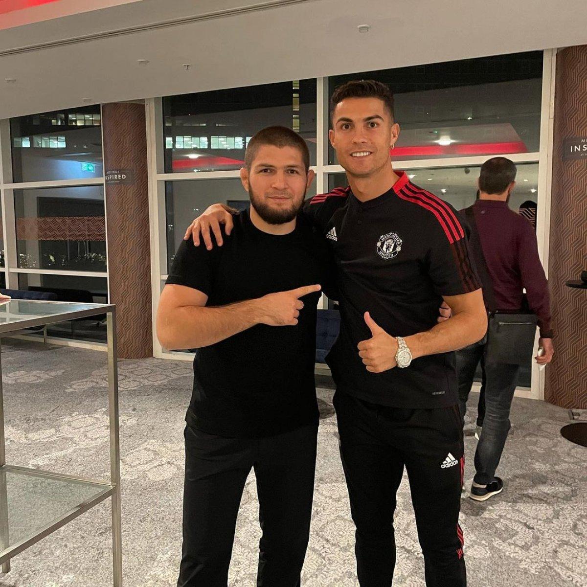 Khabib ile Ronaldo'nun eğlenceli anları