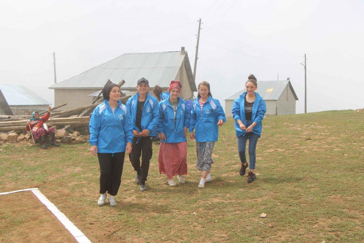 Gümüşhane'de ‘Yaylanın Sultanları’ voleybol sahasına kavuştu