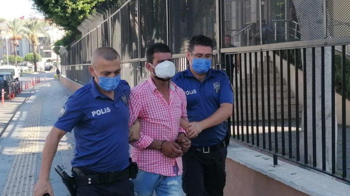 Antalya'da hırsızlık yapan şahıs 30 dakikada yakalandı