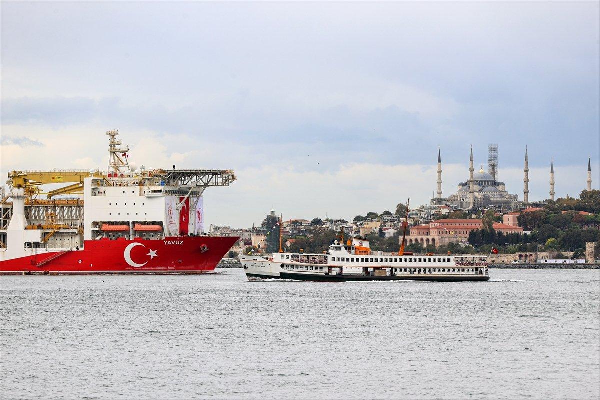 Yavuz Sondaj Gemisi, Karadeniz’e açıldı