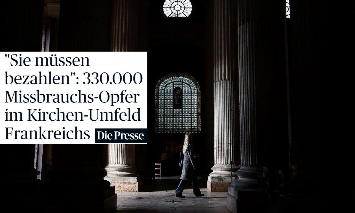 Fransa'da çocukların kiliselerde istismara uğraması Avrupa'nın gündeminde