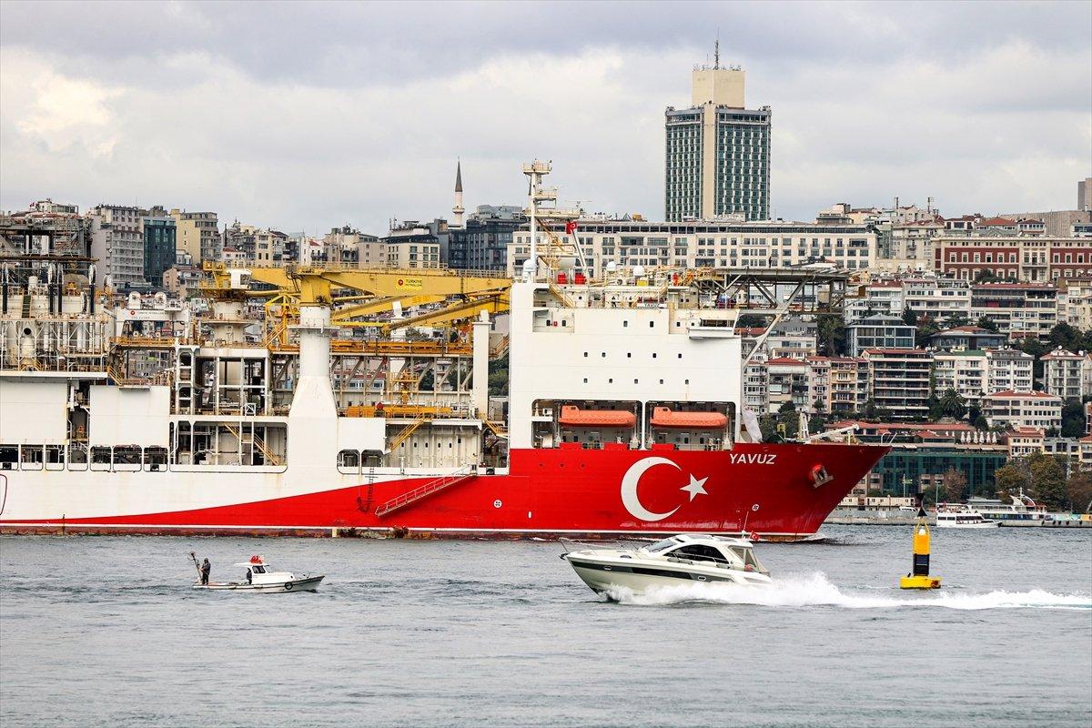 Yavuz Sondaj Gemisi, Karadeniz’e açıldı