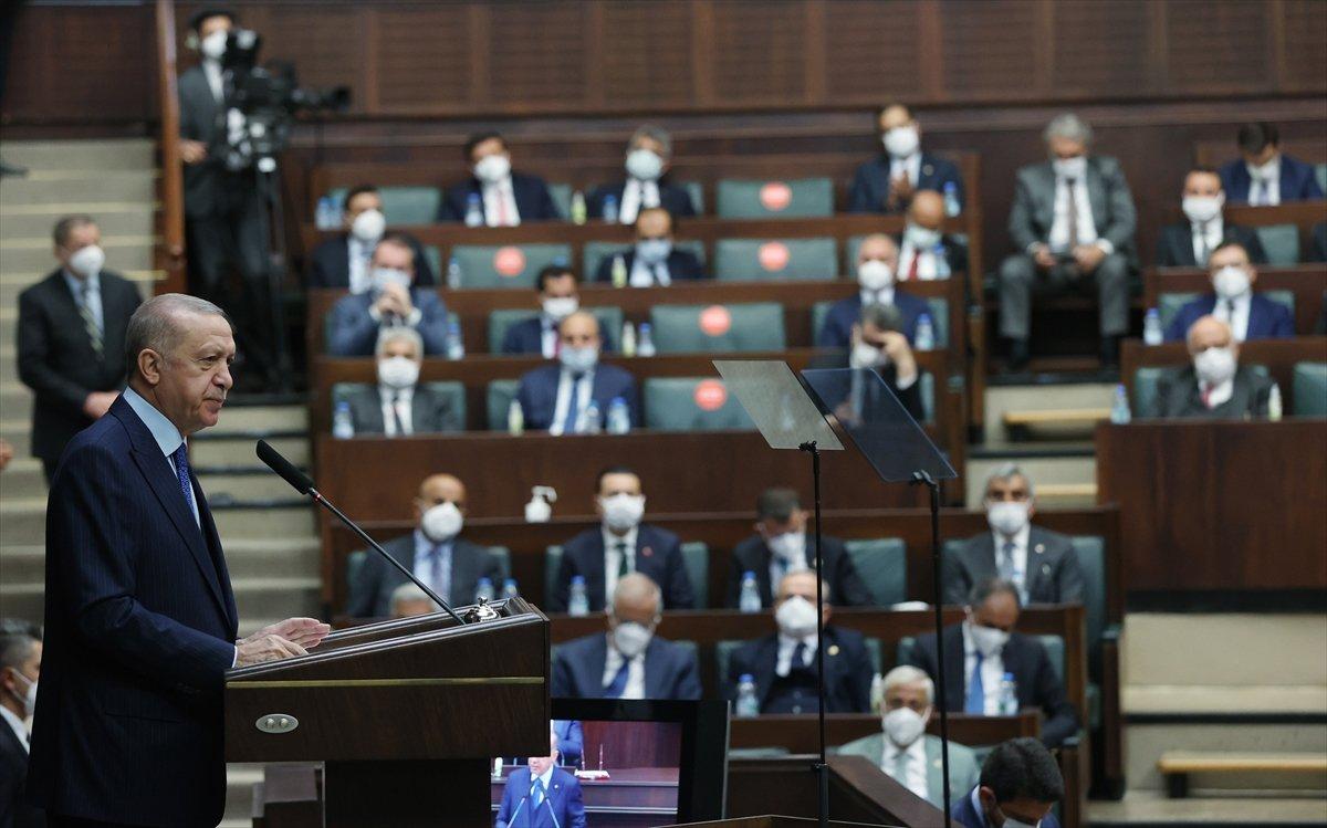 Cumhurbaşkanı Erdoğan'ın grup toplantısı konuşması