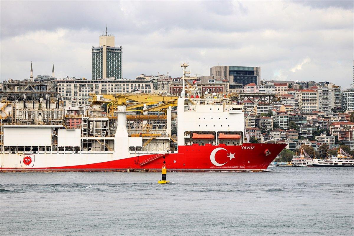 Yavuz Sondaj Gemisi, Karadeniz’e açıldı