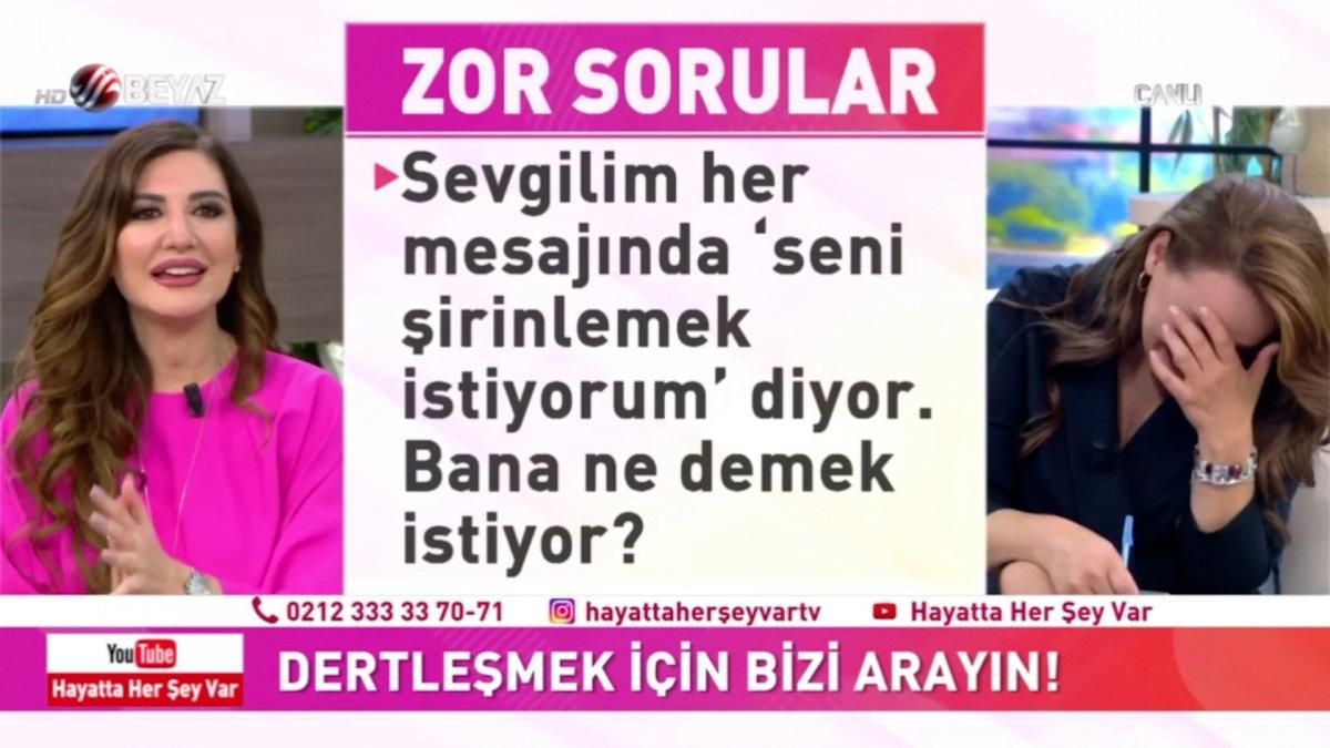 'Seni şirinlemek istiyorum’ mesajı Nur Viral’i gülme krizine soktu