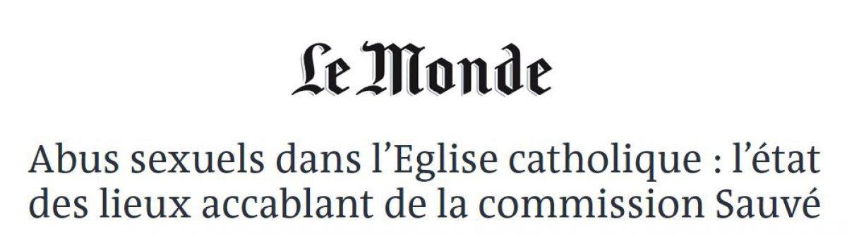 Fransa'da çocukların kiliselerde istismara uğraması Avrupa'nın gündeminde