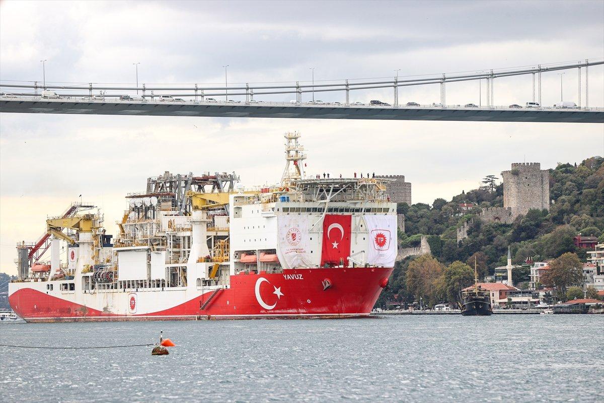 Yavuz Sondaj Gemisi, Karadeniz’e açıldı