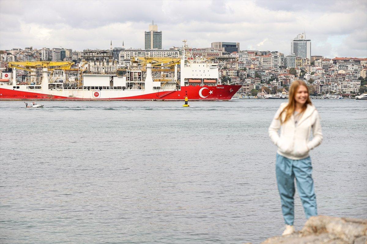 Yavuz Sondaj Gemisi, Karadeniz’e açıldı