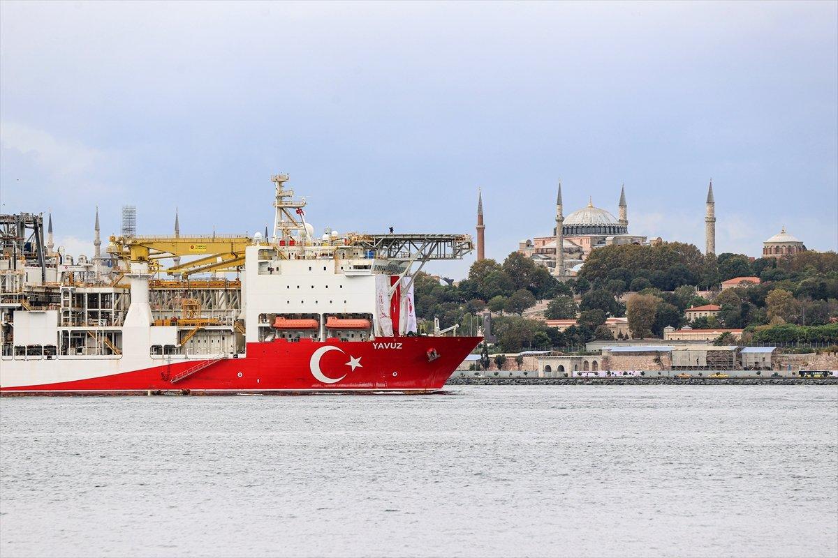 Yavuz Sondaj Gemisi, Karadeniz’e açıldı