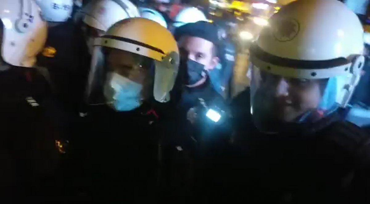 Boğaziçi eylemcisinden polislere: İşte teröristler bunlar