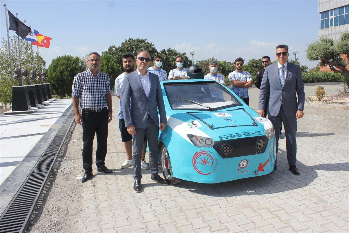 Osmaniye’de üniversitelilerin geliştirdiği elektrikli otomobil ‘Börü’
