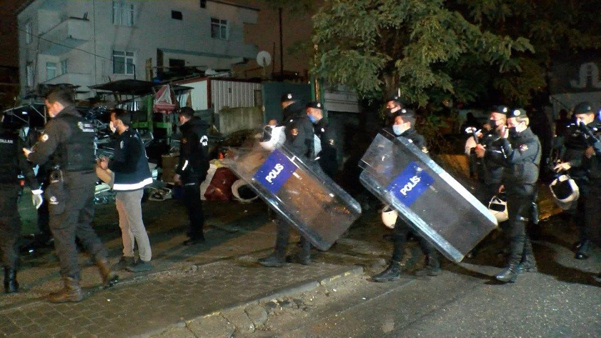 Sancaktepe'de kaçak göçmen kağıt toplayıcılarına eş zamanlı operasyon  