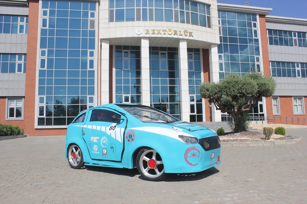 Osmaniye’de üniversitelilerin geliştirdiği elektrikli otomobil ‘Börü’